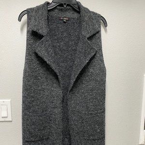 I. Joah Long Knit Sweater Vest, Sz M